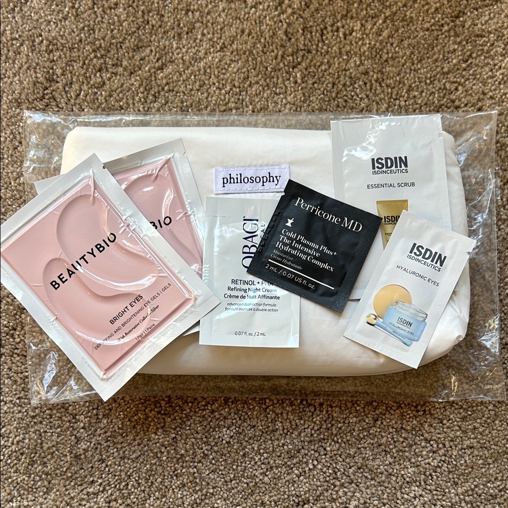 Philosophy make up bag w/Skincare Sample Set